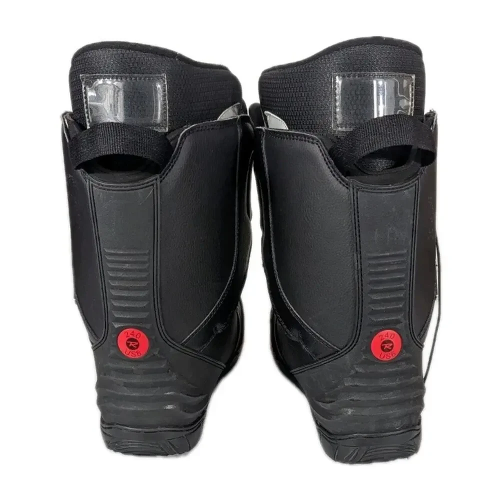 Rossignol Snowboard Boots Excite Boa Shield Black Mens size 6 Red